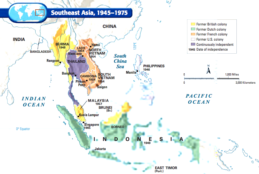 Southeast Asian Nations Gain Independence - Destiny English
